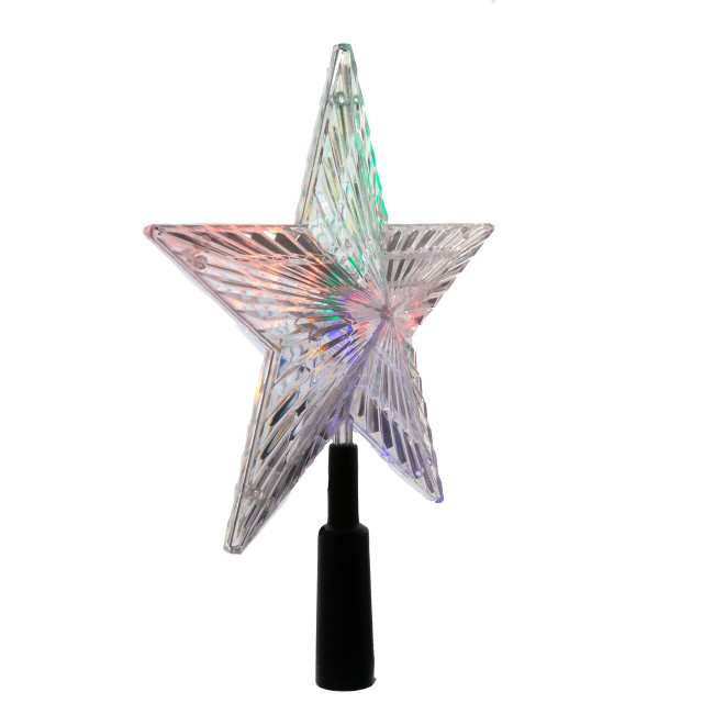 Led Star 5 Changing Color Kurt Adler 8.5-Inch LED Color-Changing Light Star Treetop. Multi ...